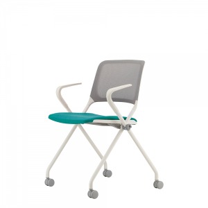 파트라 폴리 CPY43AMS/CPY43AMS-WH 접이식 등판메쉬 의자 (캐스터/팔걸이)